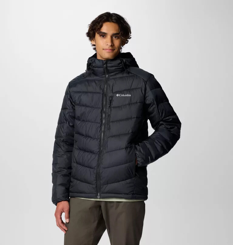 herren labyrinth loop ii kapuzenjacke - lang