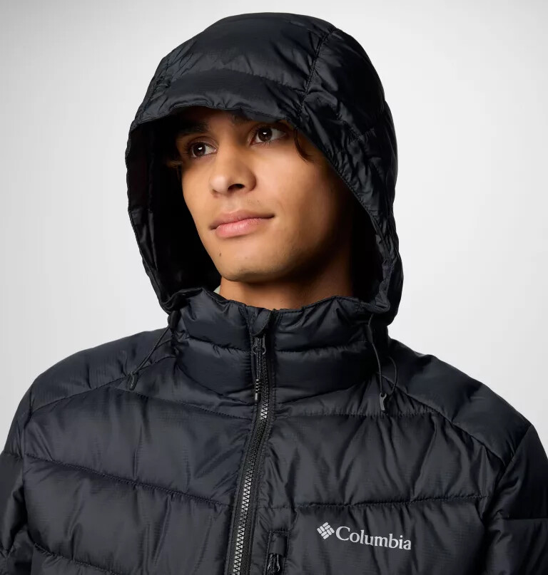 herren labyrinth loop ii kapuzenjacke - lang