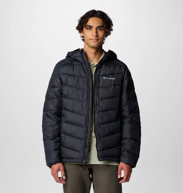 herren labyrinth loop ii kapuzenjacke - lang