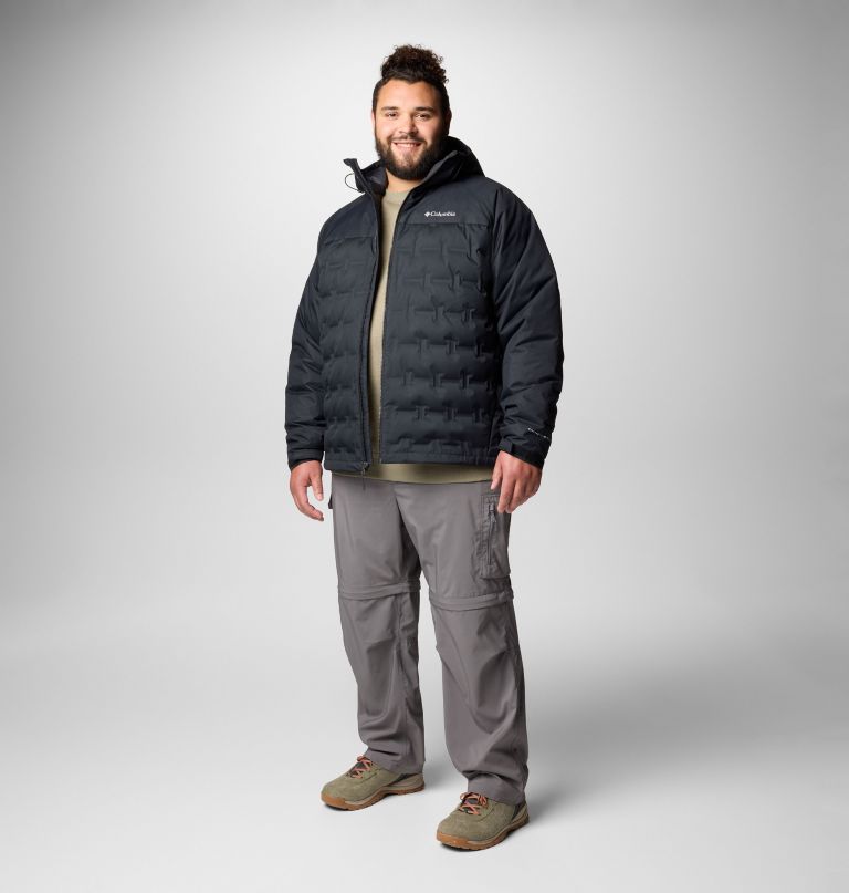 grand trek iii daunenjacke mit kapuze für herren – größe l