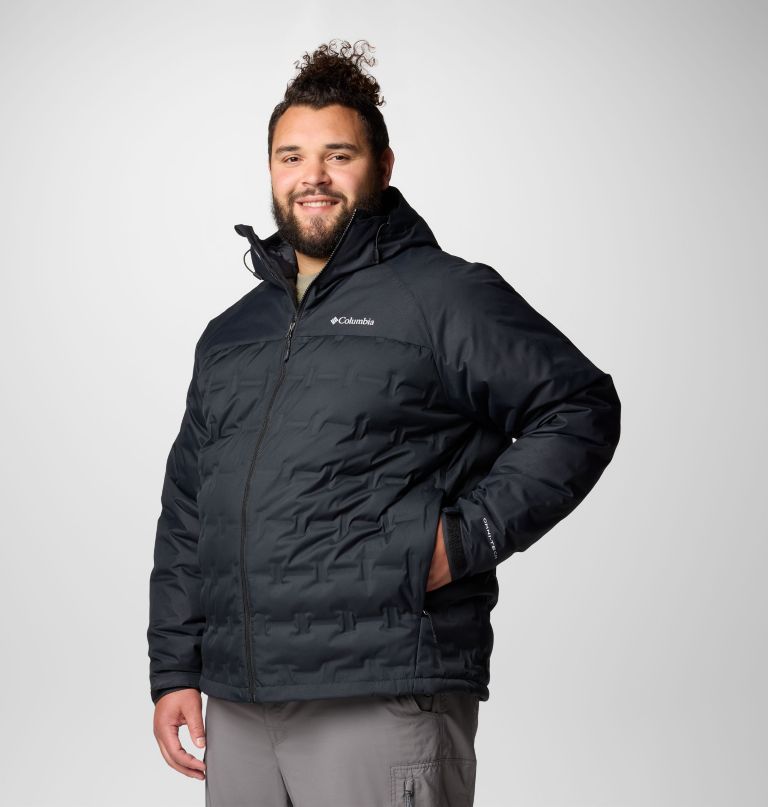 grand trek iii daunenjacke mit kapuze für herren – größe l