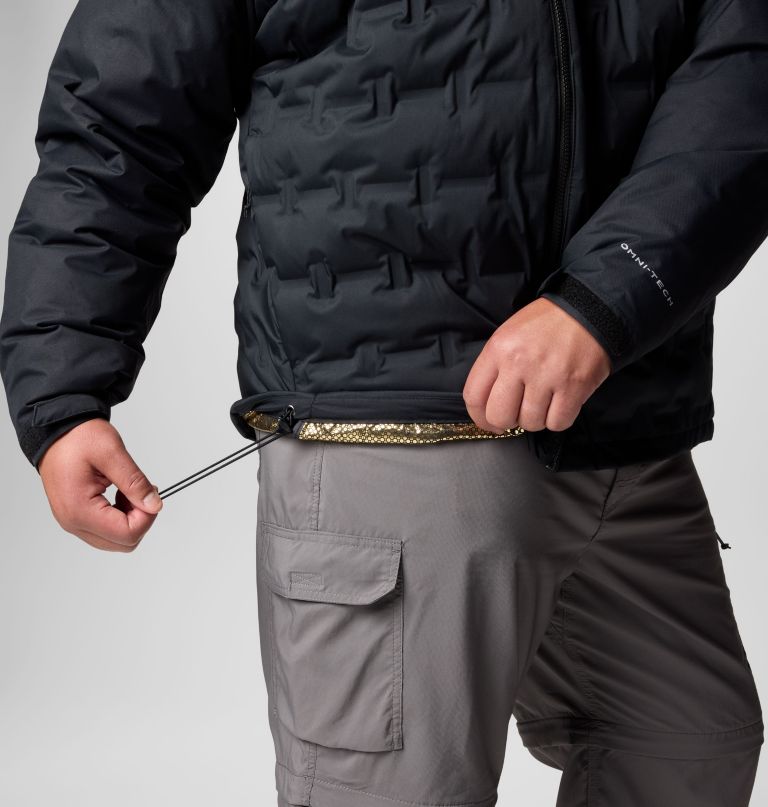 grand trek iii daunenjacke mit kapuze für herren – größe l