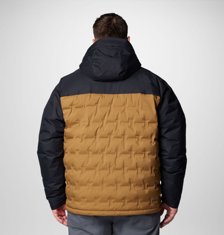 grand trek iii daunenjacke mit kapuze für herren – größe l