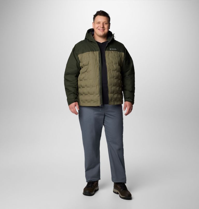 grand trek iii daunenjacke mit kapuze für herren – größe l