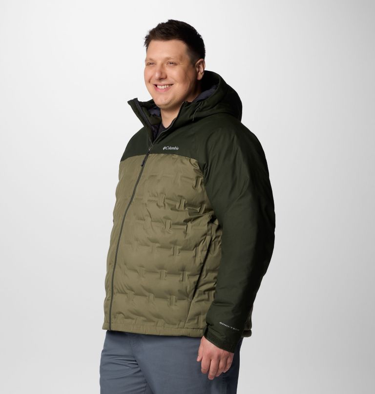 grand trek iii daunenjacke mit kapuze für herren – größe l