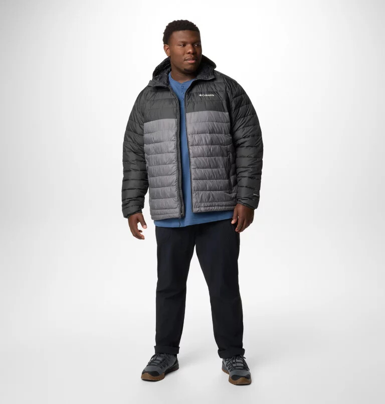 herren powder lite ii kapuzenjacke – größe l