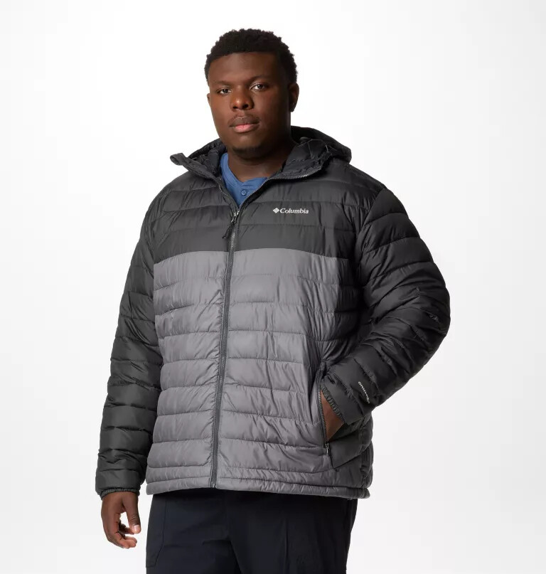 herren powder lite ii kapuzenjacke – größe l