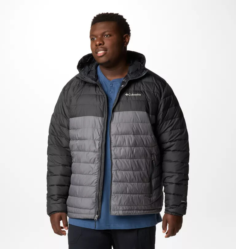 herren powder lite ii kapuzenjacke – größe l