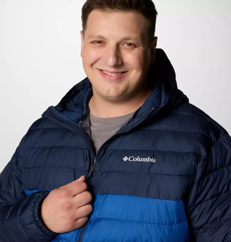 herren powder lite ii kapuzenjacke – größe l