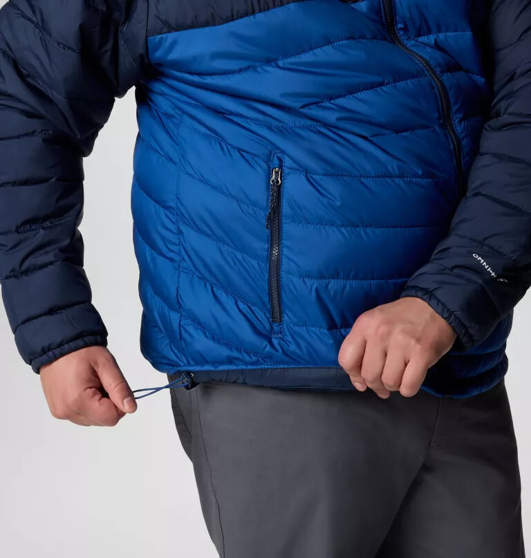 herren powder lite ii kapuzenjacke – größe l