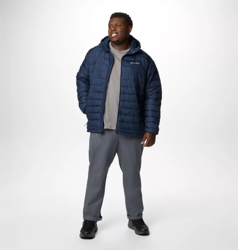 herren powder lite ii kapuzenjacke – größe l