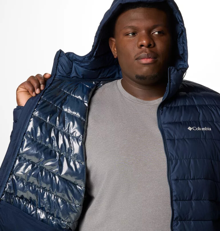 herren powder lite ii kapuzenjacke – größe l