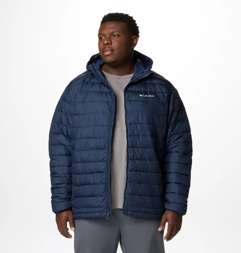 herren powder lite ii kapuzenjacke – größe l