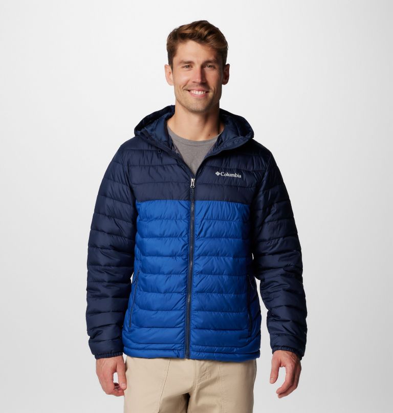herren powder lite ii kapuzenjacke – lang