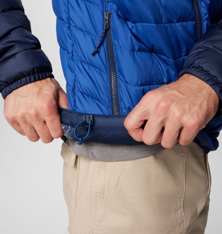 herren powder lite ii kapuzenjacke – lang