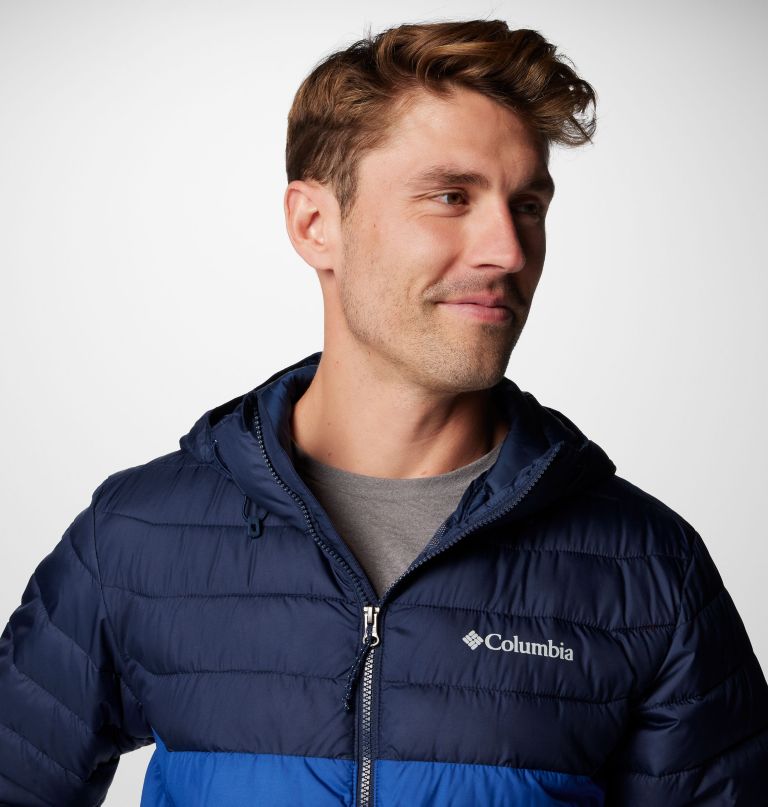 herren powder lite ii kapuzenjacke – lang