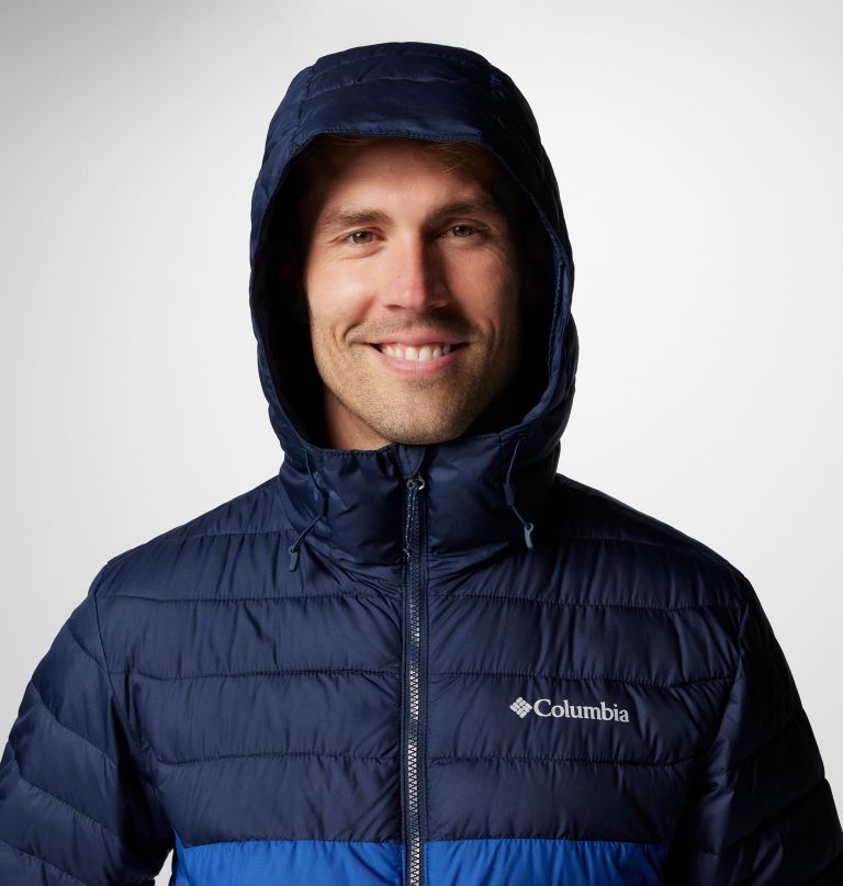herren powder lite ii kapuzenjacke – lang