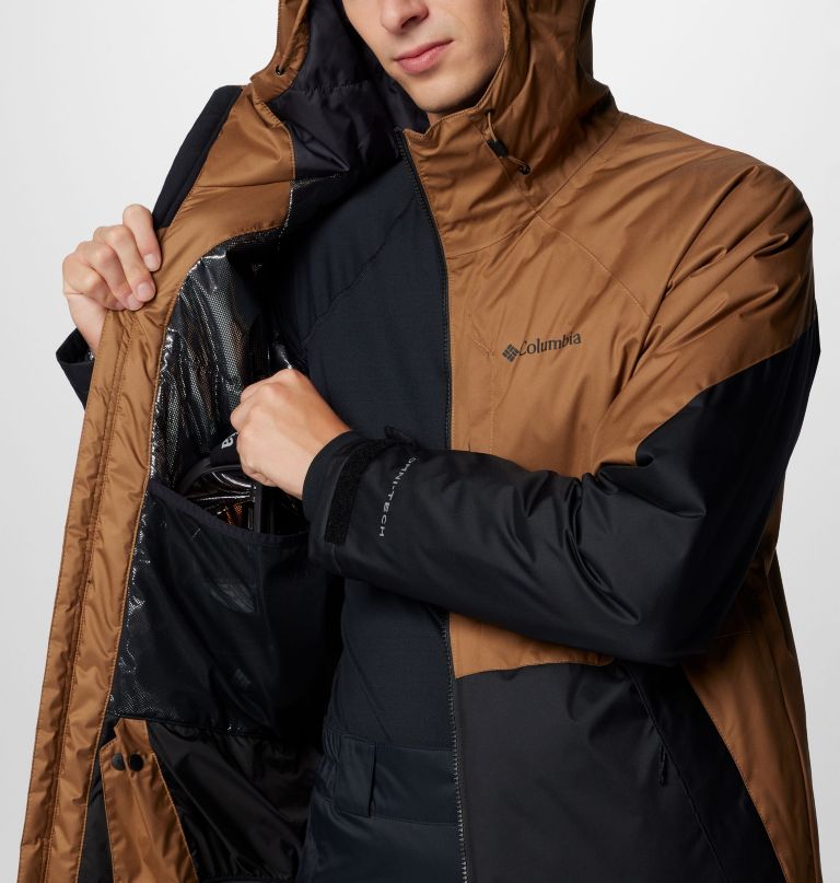 snowy summit herrenjacke – lang