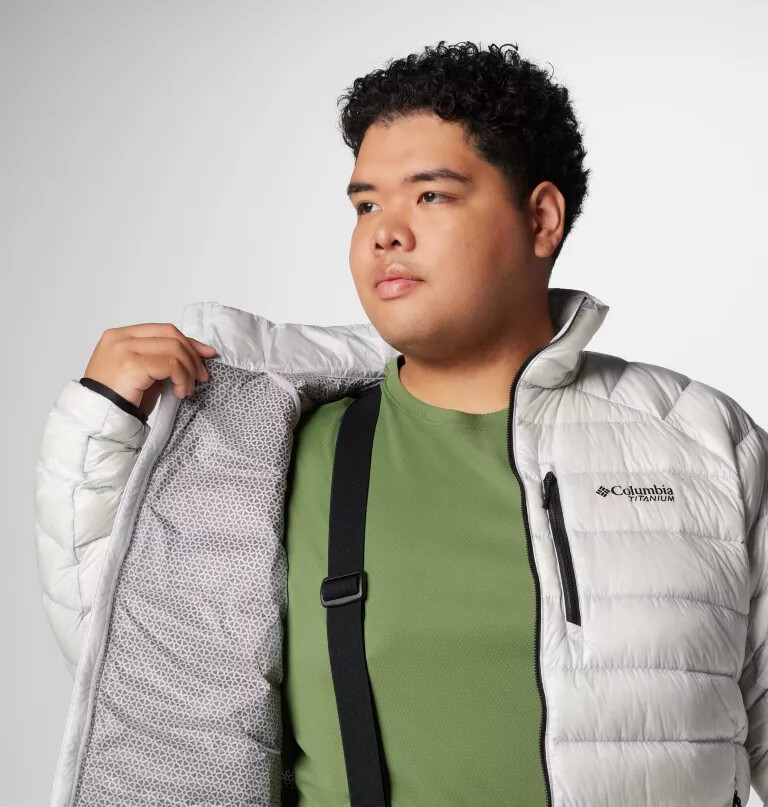 arctic crest daunenjacke für herren – größe l