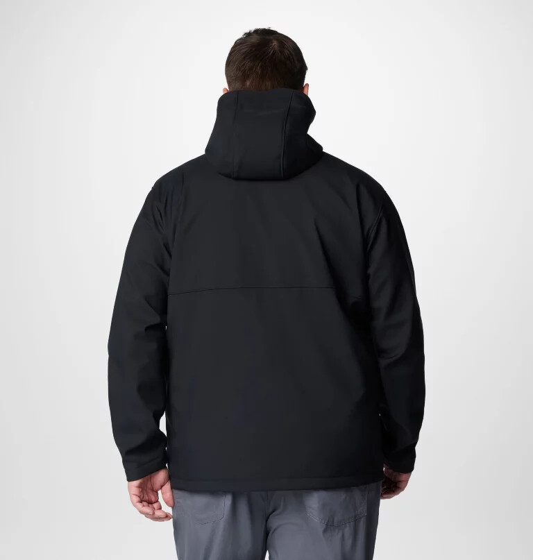 ascender ii softshelljacke mit kapuze für herren – größe l