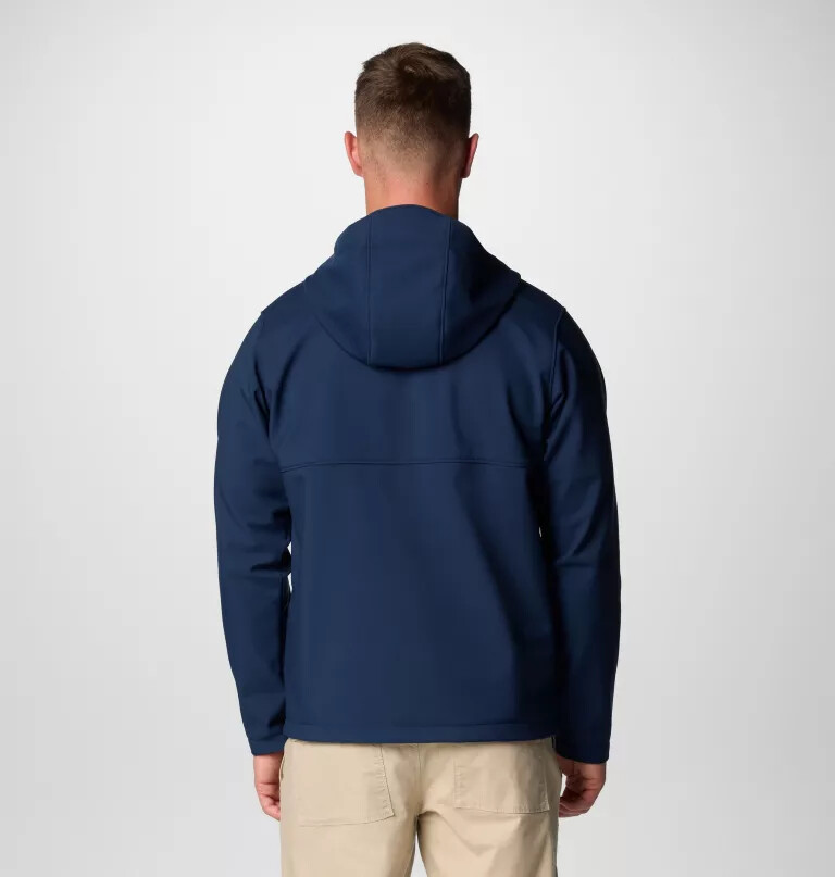 ascender ii softshelljacke mit kapuze für herren – lang