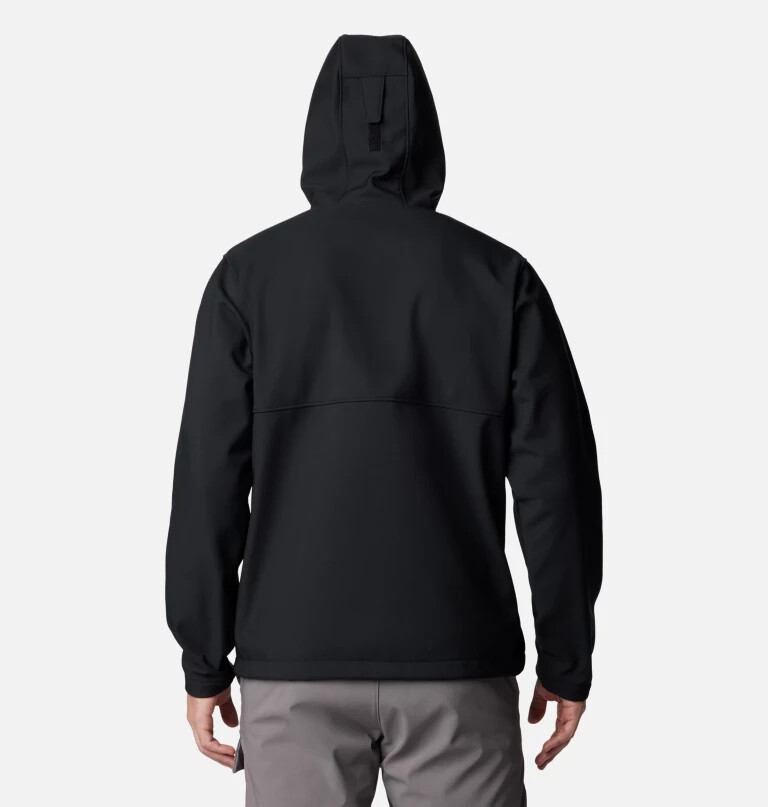 ascender ii softshelljacke mit kapuze für herren – lang