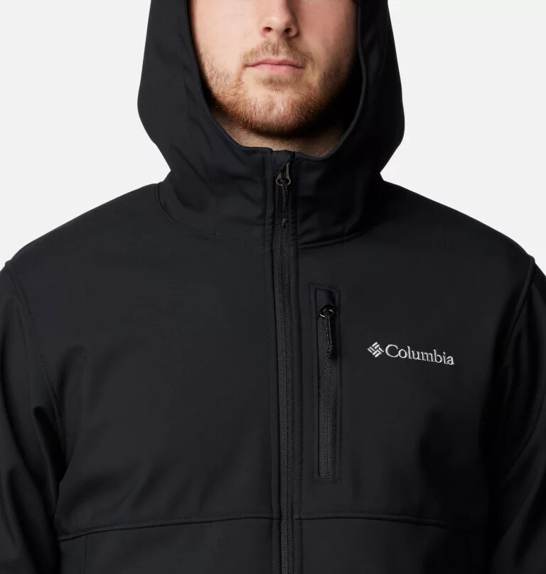ascender ii softshelljacke mit kapuze für herren – lang