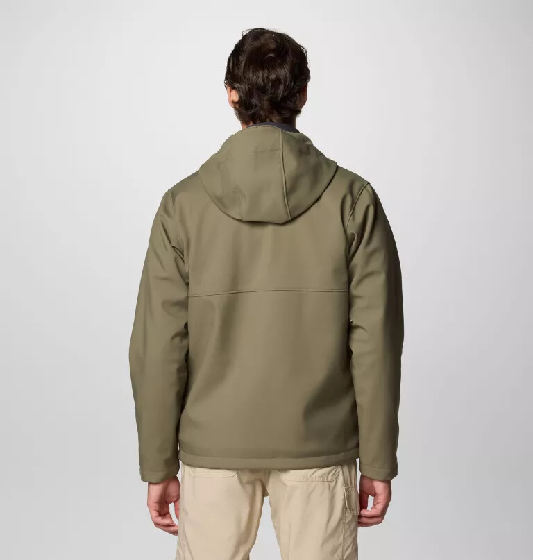 ascender ii softshelljacke mit kapuze für herren – lang
