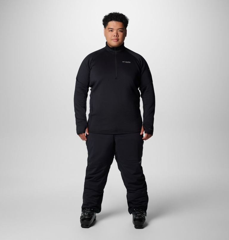 herren crystal leaf omni-heat helix pullover mit halbem reißverschluss – größe l