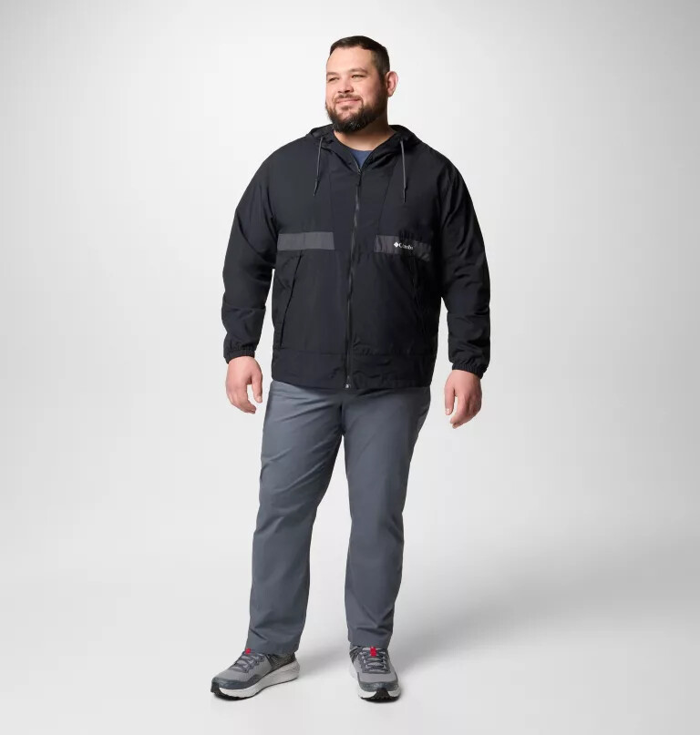 spire valley windjacke mit kapuze für herren – größe l
