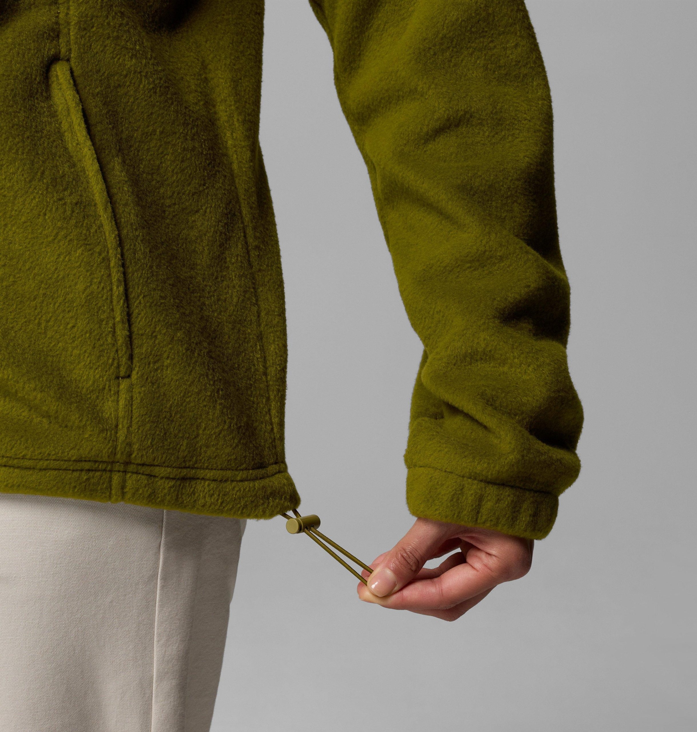 benton springs fleecejacke mit durchgehendem reißverschluss für damen – petite