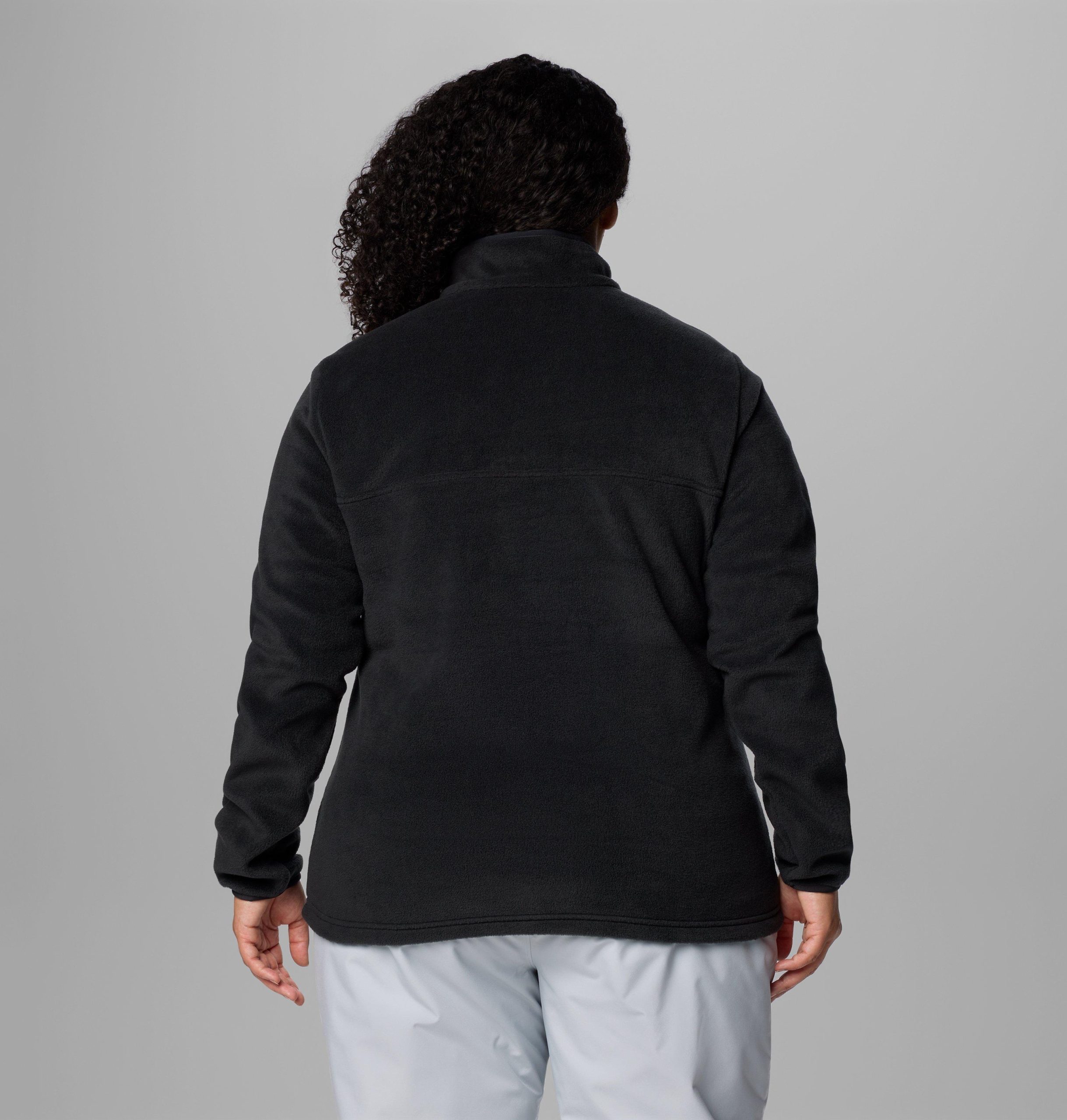 benton springs fleece-pullover ii mit halben druckknöpfen für damen – Übergröße