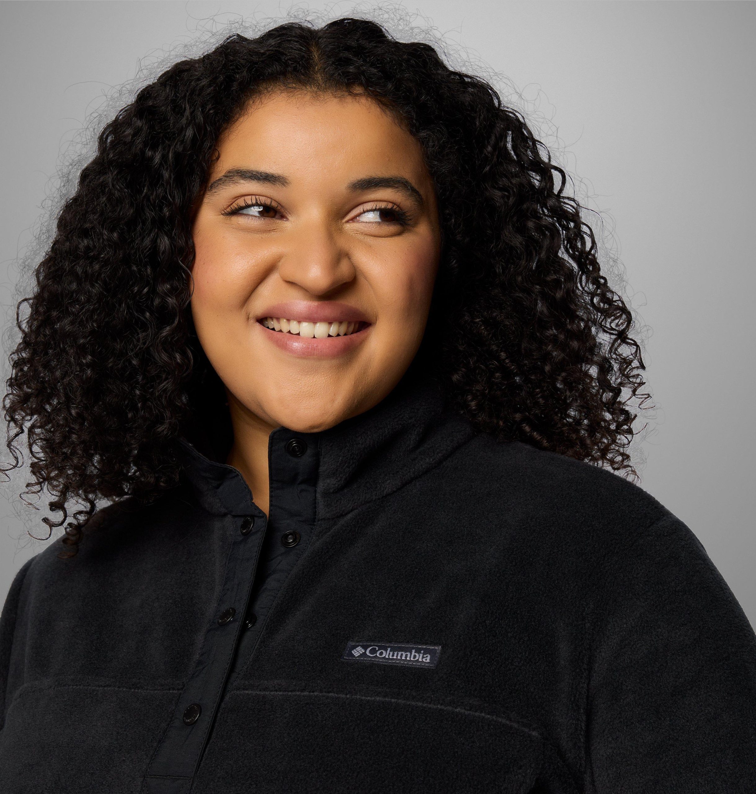 benton springs fleece-pullover ii mit halben druckknöpfen für damen – Übergröße