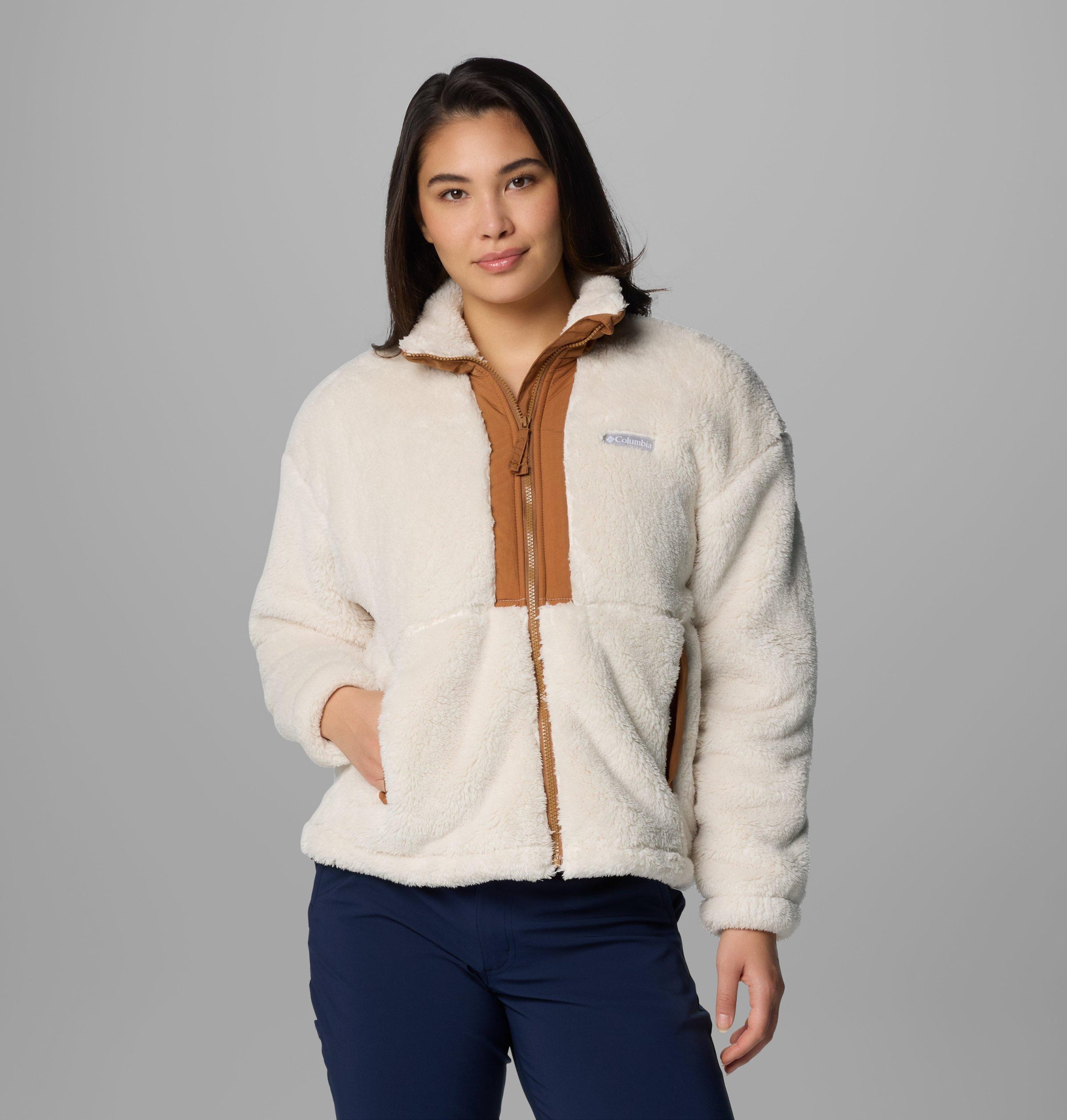 damen boundless discovery sherpa full zip ii jacke