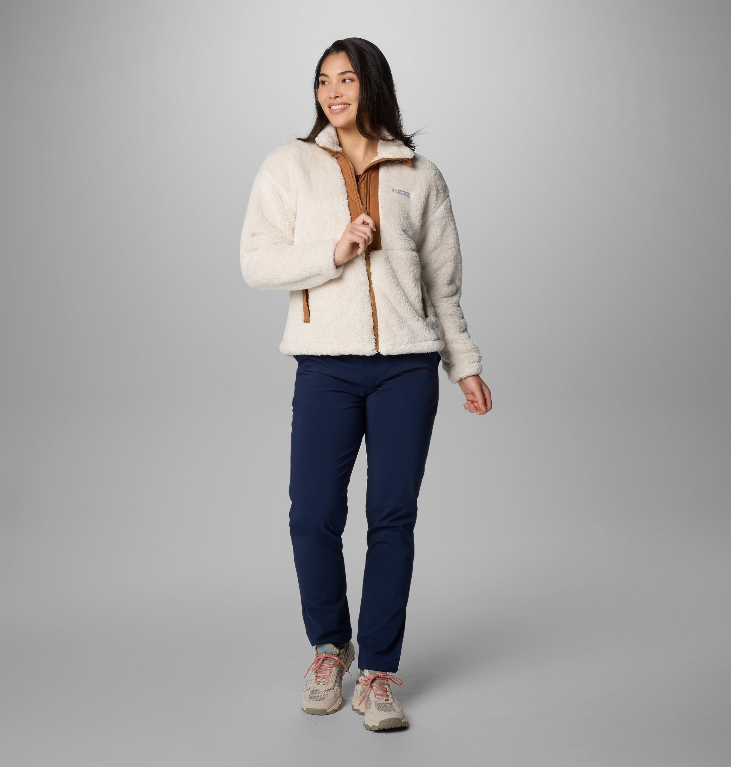 damen boundless discovery sherpa full zip ii jacke