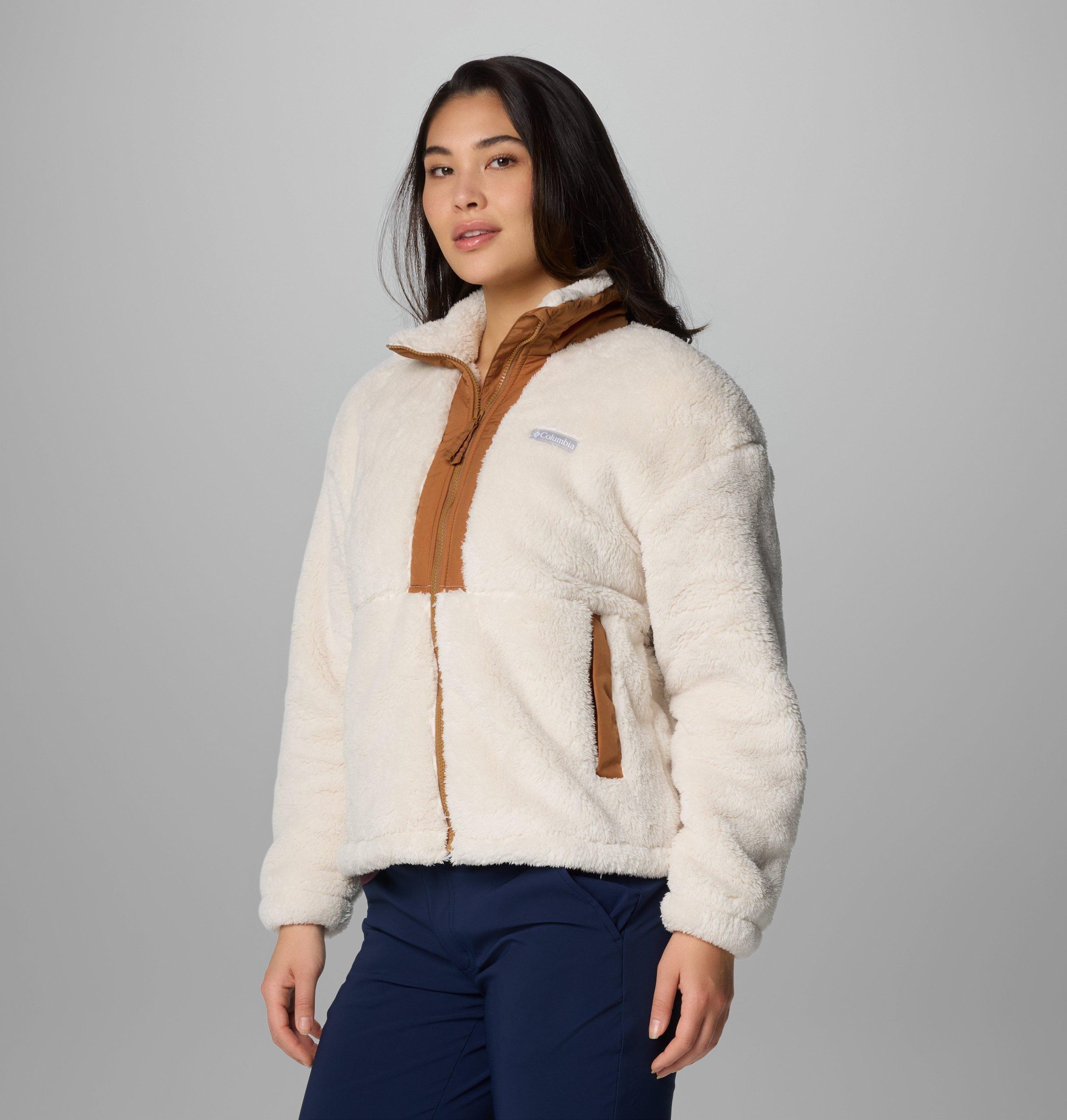 damen boundless discovery sherpa full zip ii jacke