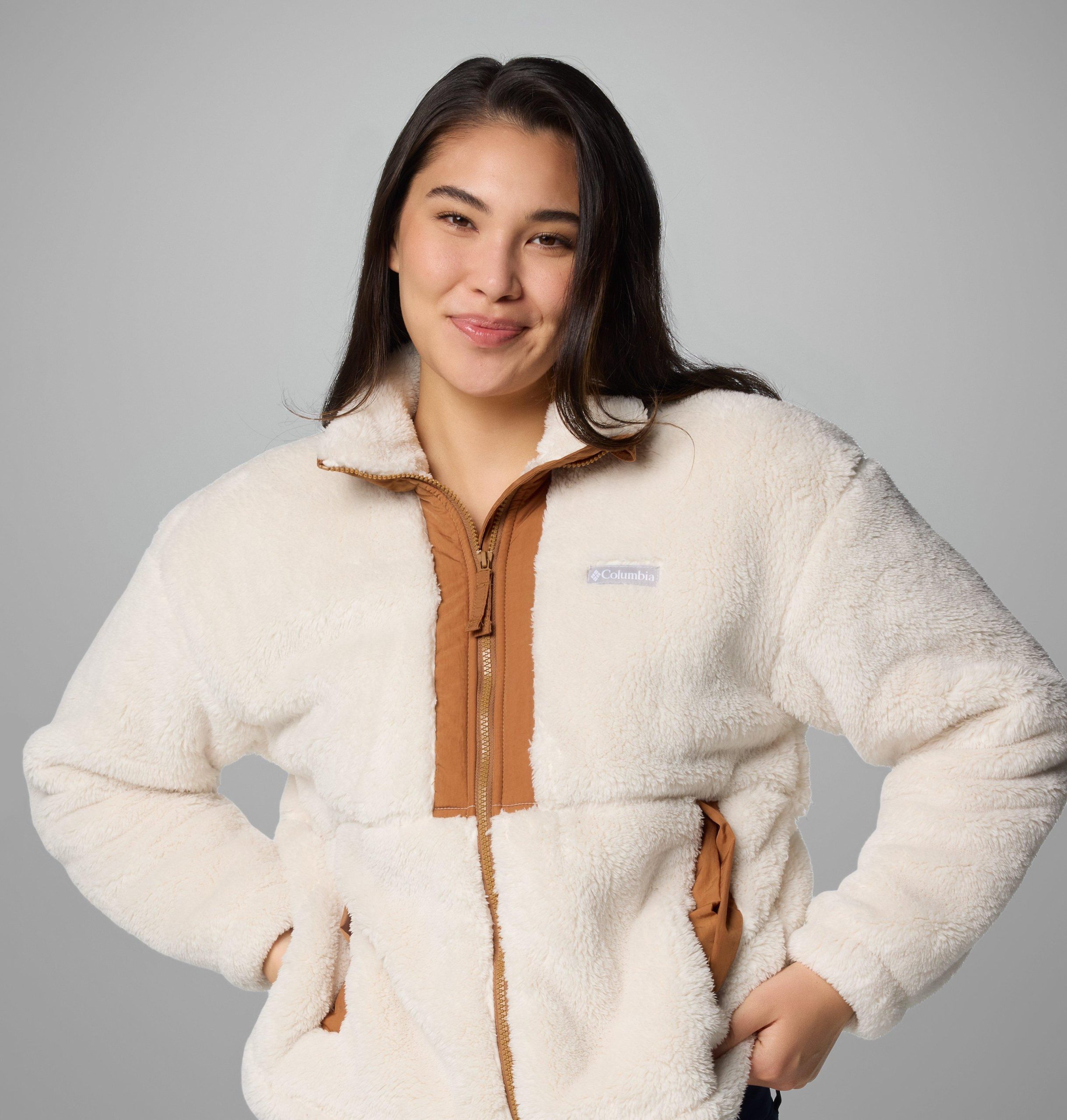 damen boundless discovery sherpa full zip ii jacke