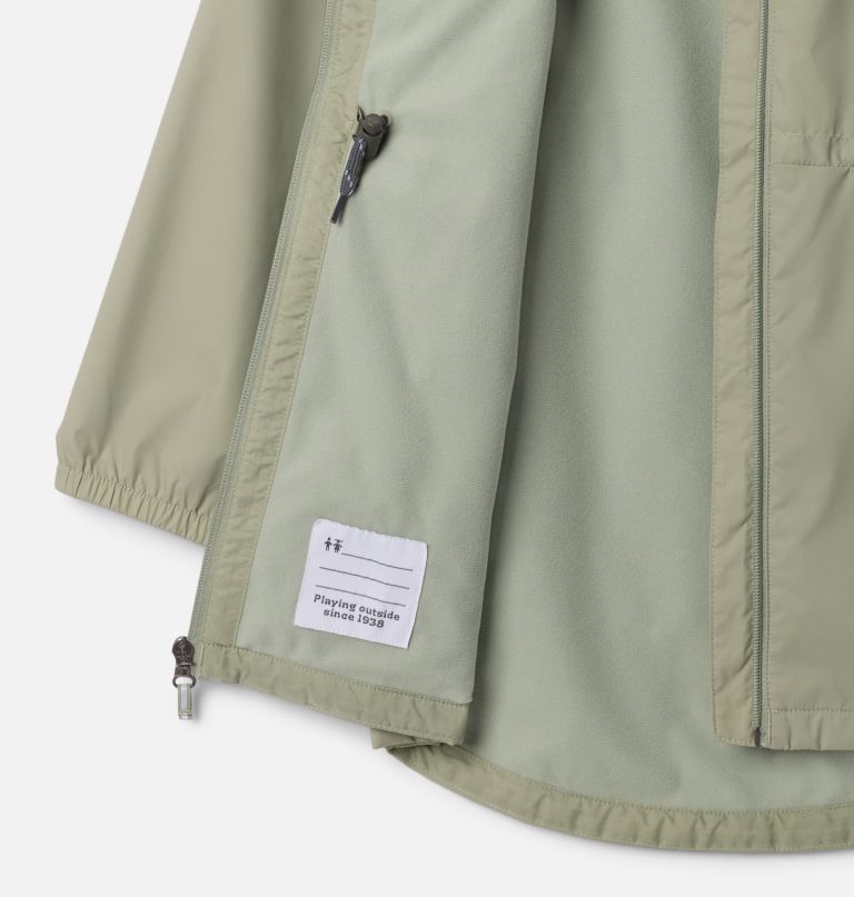 switchback gefütterte lange jacke für mädchen