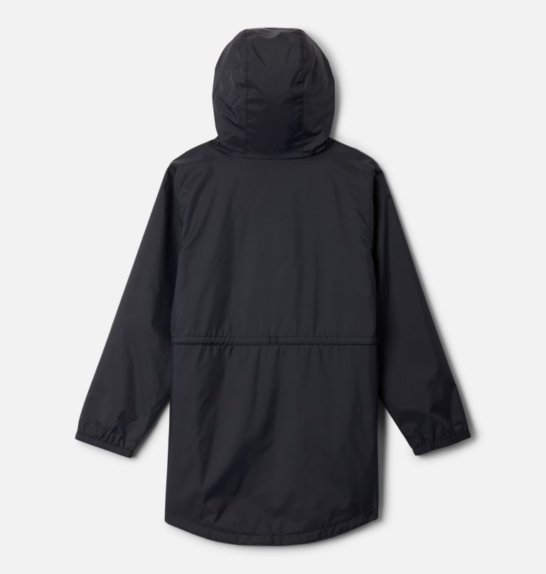 switchback gefütterte lange jacke für mädchen