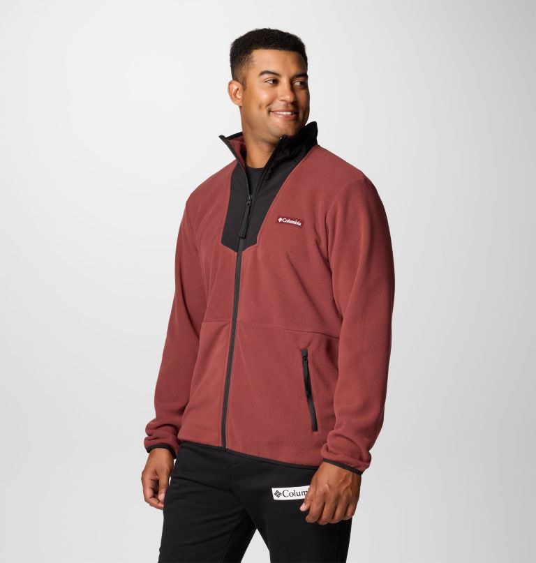 sequoia grove fleecejacke für herren mit durchgehendem reißverschluss