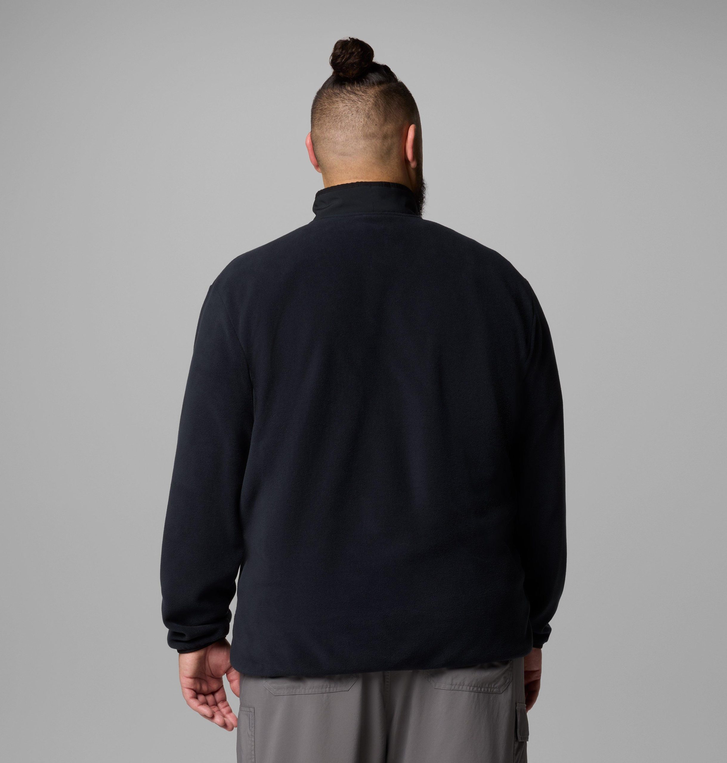 sequoia grove fleecejacke für herren mit halbem reißverschluss – größe l