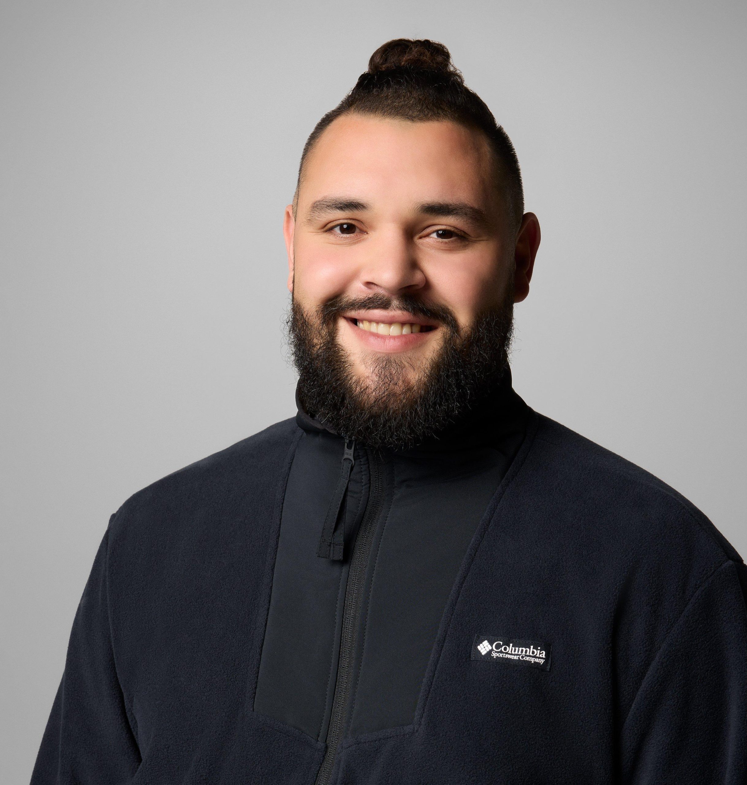 sequoia grove fleecejacke für herren mit halbem reißverschluss – größe l