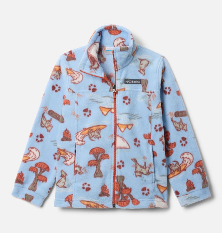 zing iii fleecejacke mit print für jungen