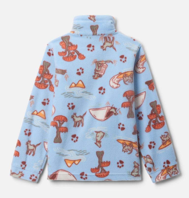 zing iii fleecejacke mit print für jungen