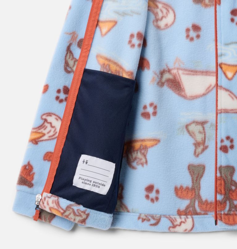 zing iii fleecejacke mit print für jungen
