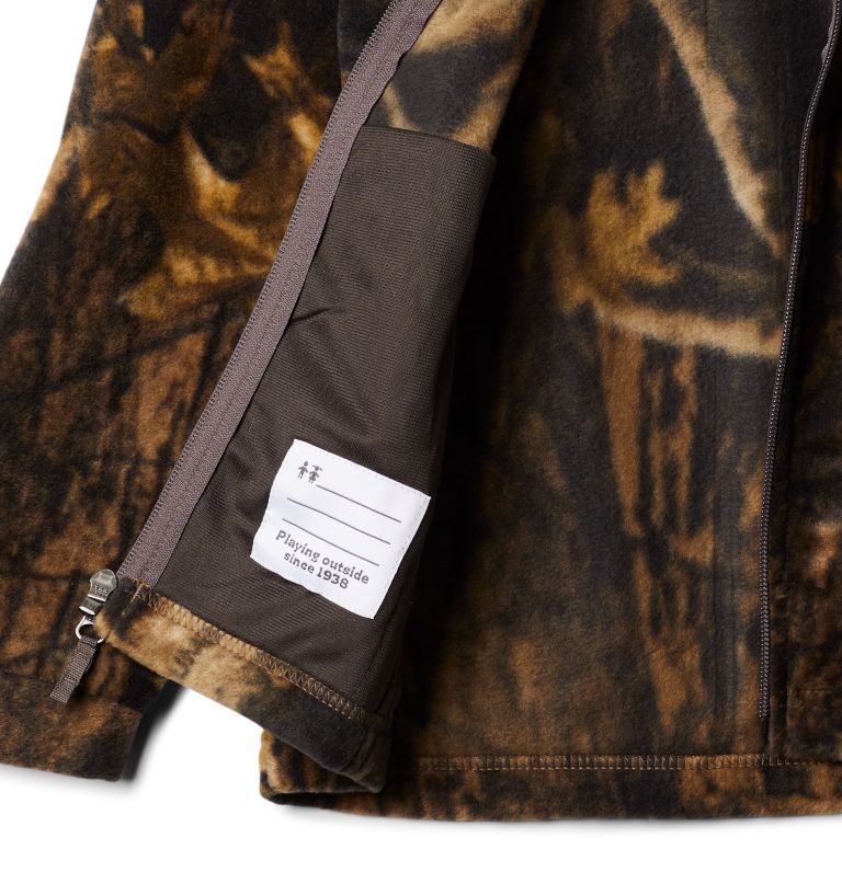 zing iii fleecejacke mit print für jungen