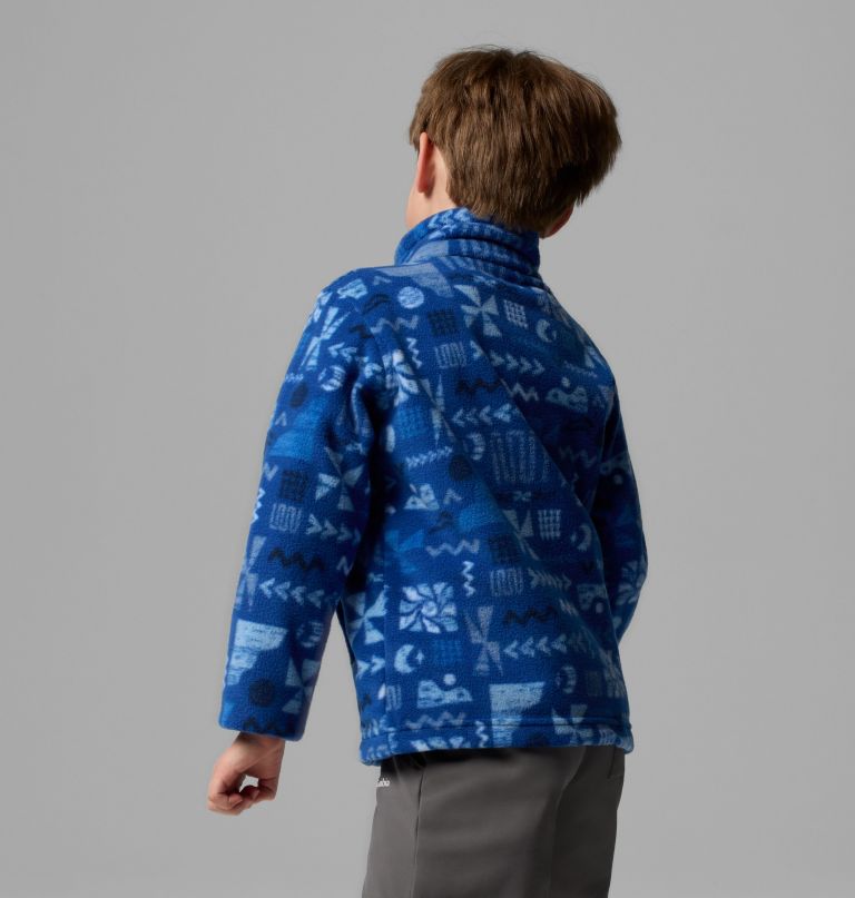 zing iii fleecejacke mit print für jungen