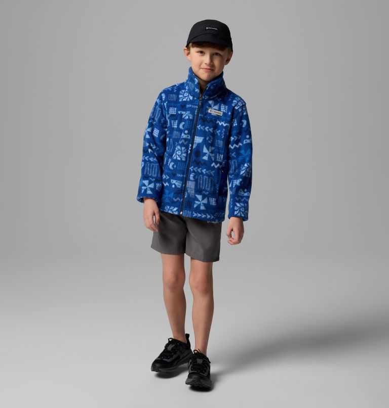 zing iii fleecejacke mit print für jungen