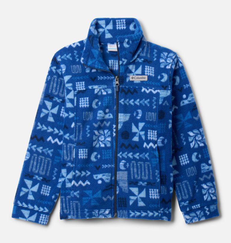 zing iii fleecejacke mit print für jungen
