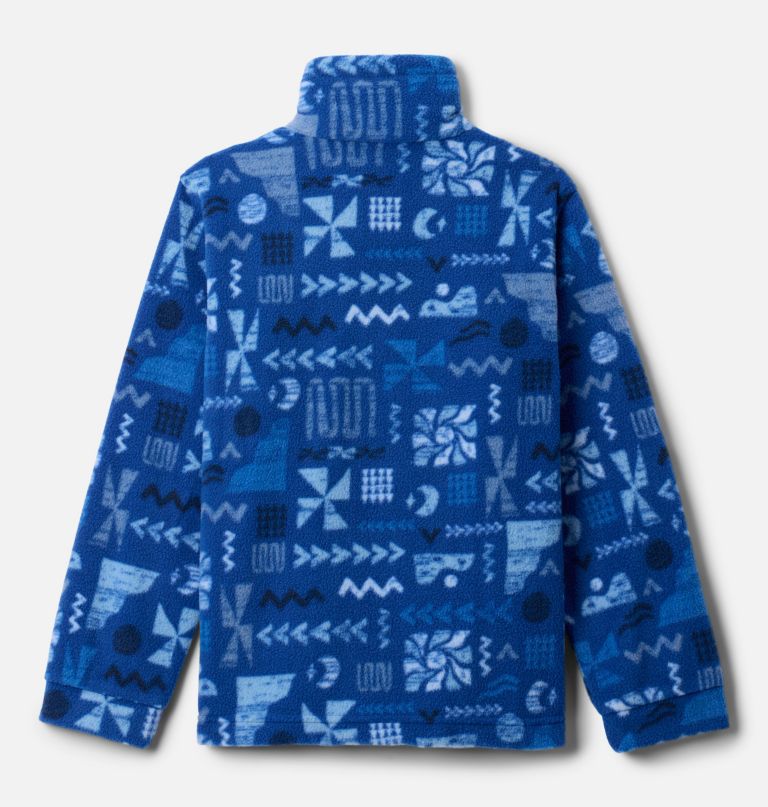 zing iii fleecejacke mit print für jungen